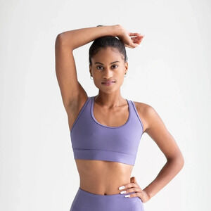 NWT P.E. NATION RUDIMENTAL SPORTS BRA - HERON SIZE XS